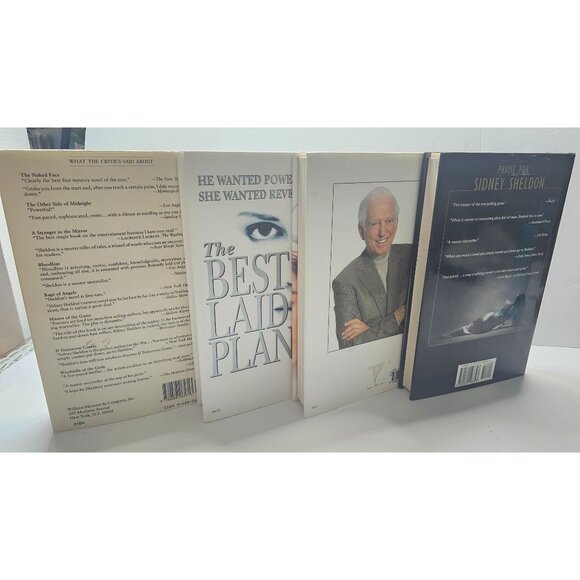 Sidney Sheldon Hardcover Book Lot of 4 The Sands Of Time The Best Laid Plans Tel - Picture 5 of 6